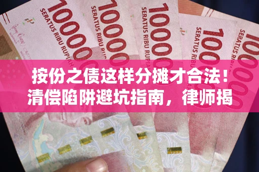 济南按份之债这样分摊才合法！清偿陷阱避坑指南，律师揭秘关键条款