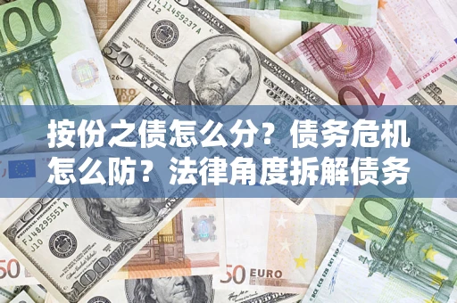 济南按份之债怎么分？债务危机怎么防？法律角度拆解债务分配与风险自保指南