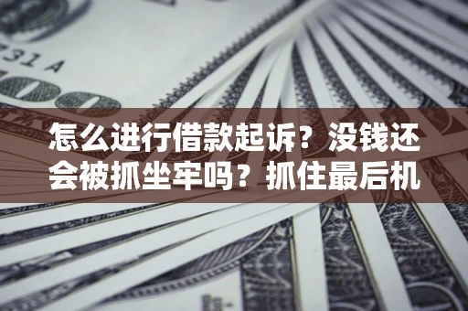 济南怎么进行借款起诉？没钱还会被抓坐牢吗？抓住最后机会！