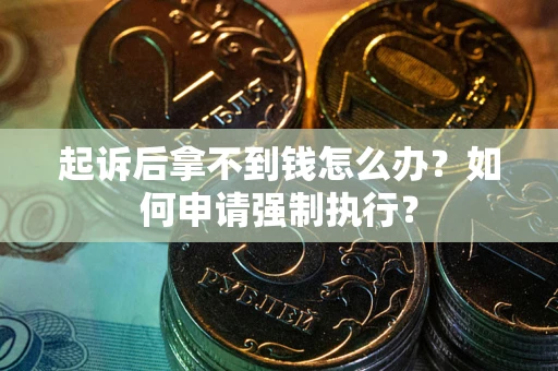 济南起诉后拿不到钱怎么办？如何申请强制执行？
