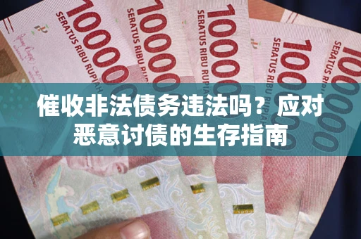 济南催收非法债务违法吗？应对恶意讨债的生存指南