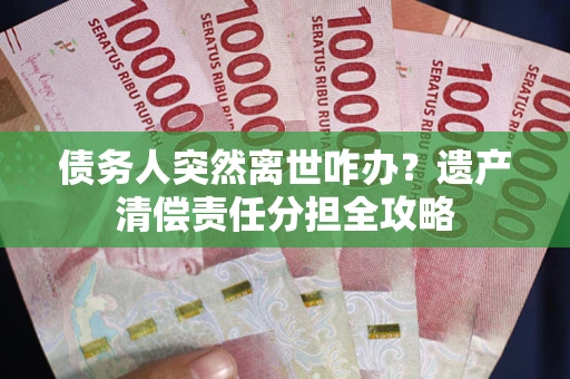 济南债务人突然离世咋办？遗产清偿责任分担全攻略